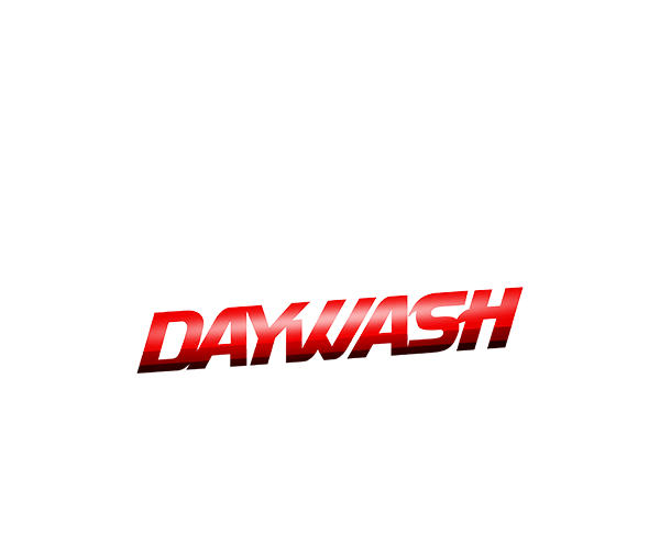 Daywash Car Wash 2026 Logo White